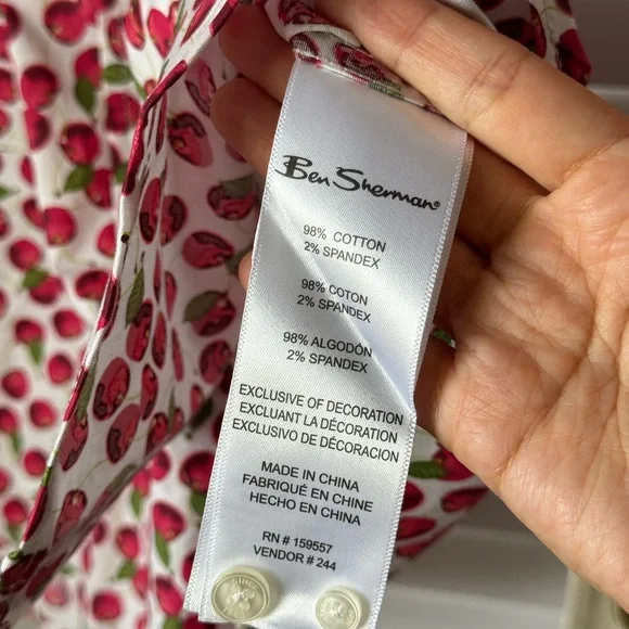 Ben Sherman Shirt Short Sleeve Size Small - Picture 8 of 10